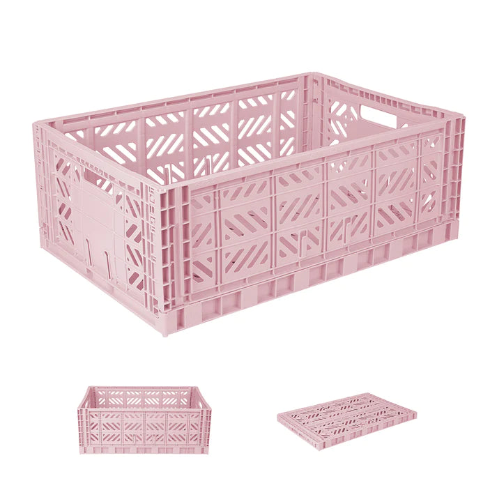 Aykasa Folding Storage Crate - Maxi - Cherry Blossom - Mabel & Fox