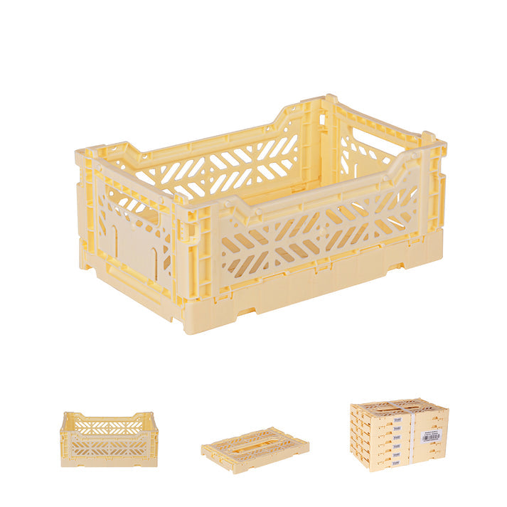 Aykasa Folding Storage Crate - Mini - Banana - Mabel & Fox
