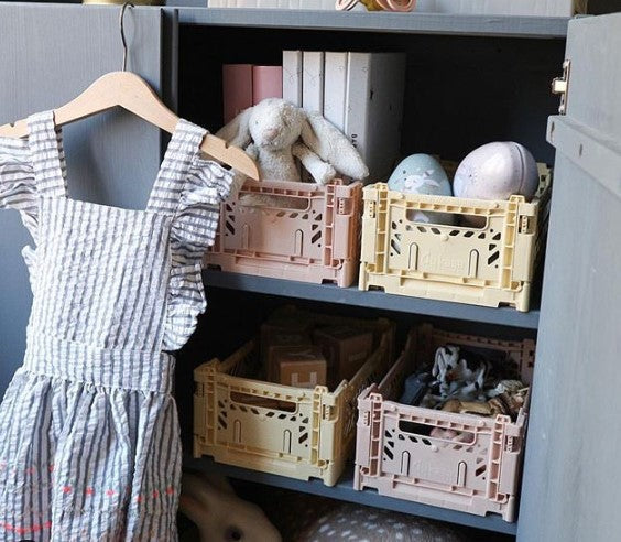 Aykasa Folding Storage Crate - Mini - Banana - Mabel & Fox