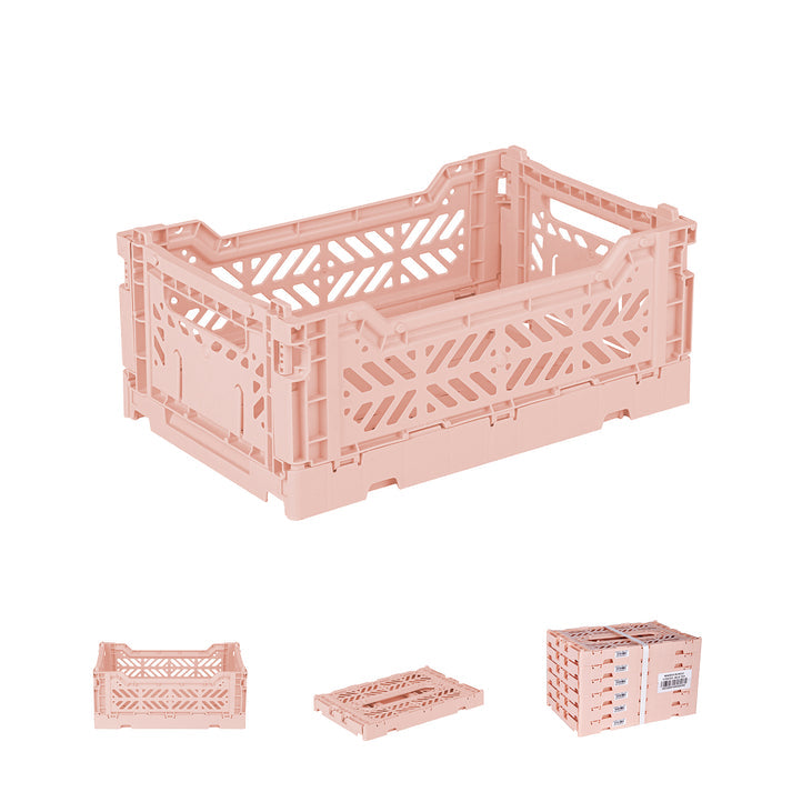 Aykasa Folding Storage Crate - Mini - Milk Tea - Mabel & Fox