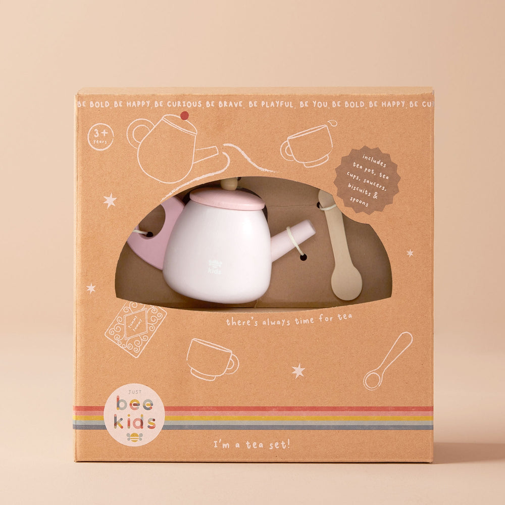 Just Bee Kids – Wooden Tea Set - Mabel & Fox