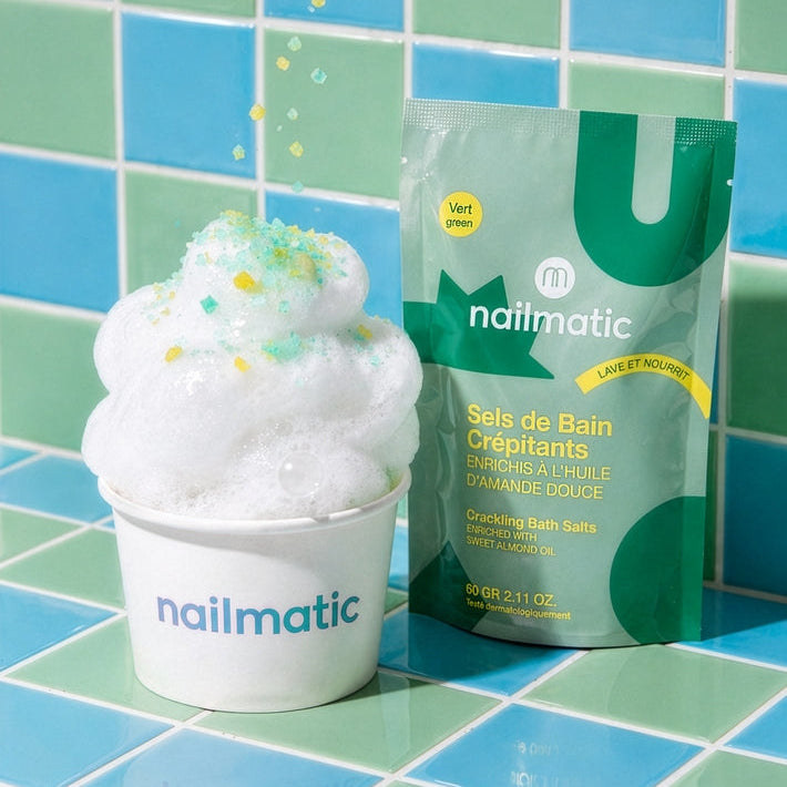 Nailmatic - Crackling Bath Salts - Green