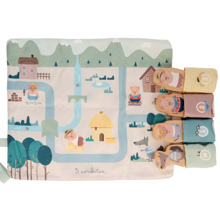 Tutete - Tabletop Travel Game - The Three Little Pigs