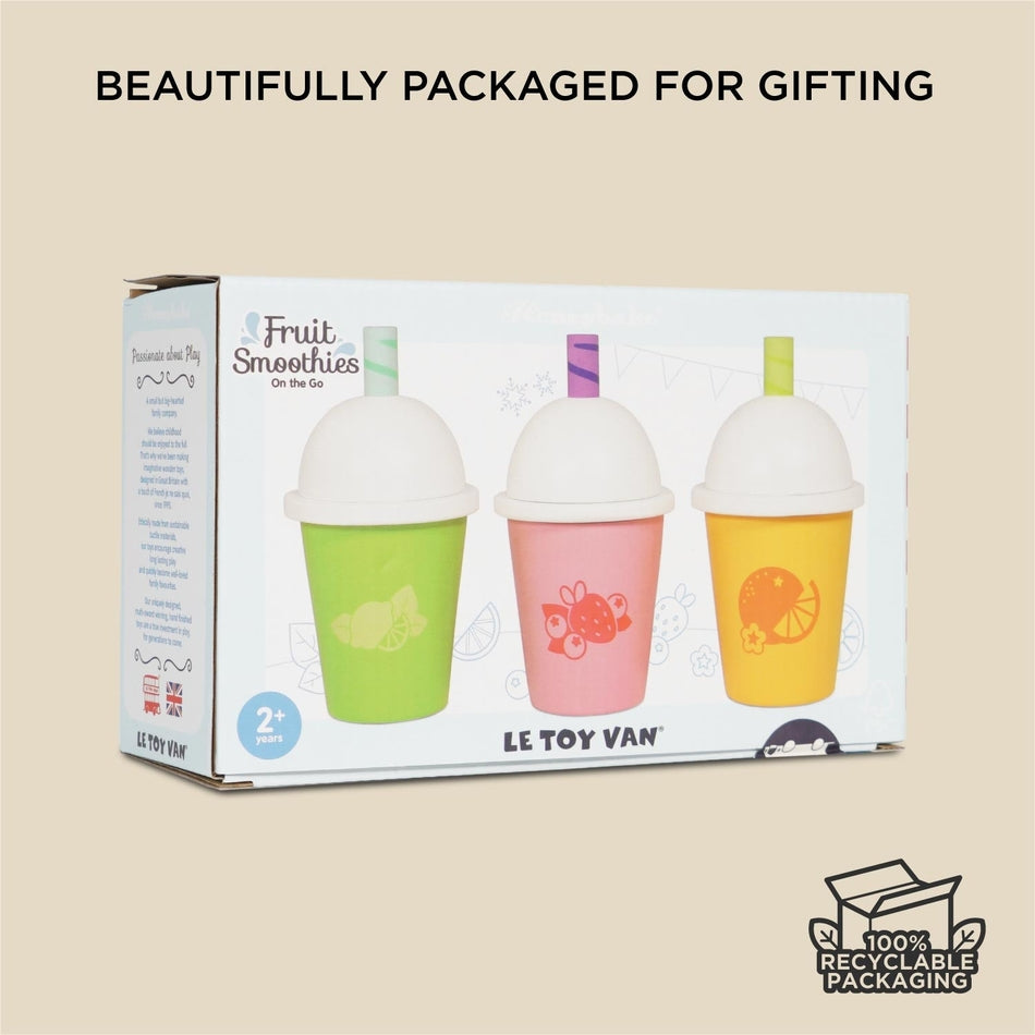 Le Toy Van – Take Away Smoothie Trio