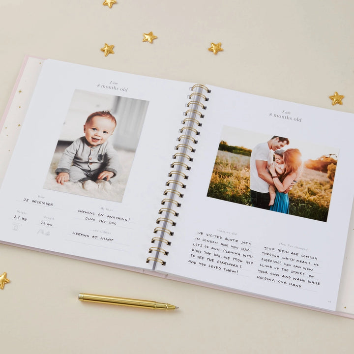 Blush & Gold - Baby Book - Blush