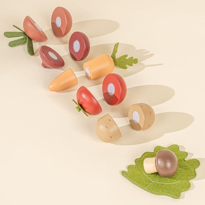 Coco Village - Wooden Vegetables Playset