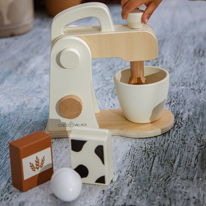 Coco Village - Wooden Stand Mixer and Accessories