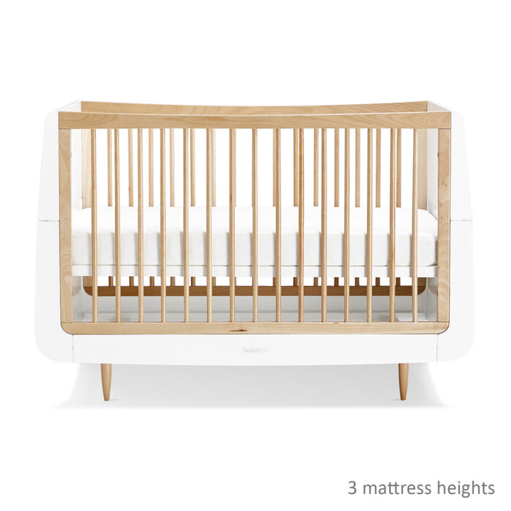 Snuz - 2 Piece Skandi Natural SnuzKot - Cot Bed & Changing Unit