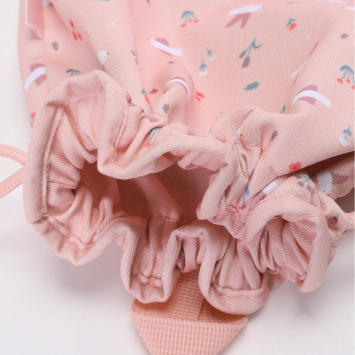 Tutete – Fabric Drawstring Backpack – Blossom Birds