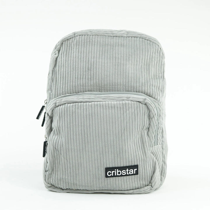 Cribstar - Corduroy Kids Backpack - Cloudy Grey