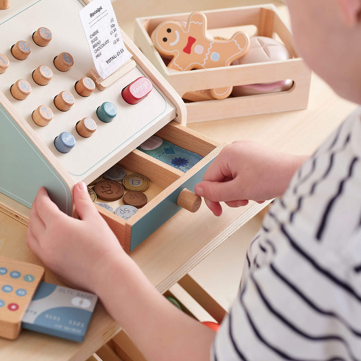 Great Little Trading Company - Wooden Till - Teal