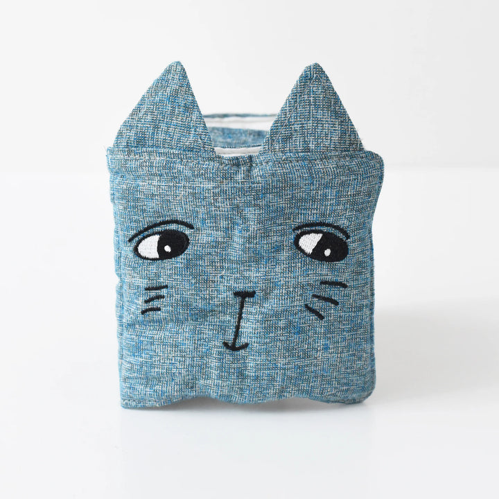 Wee Gallery - Soft Cloth Book - Friendly Face in the Garden - Cat