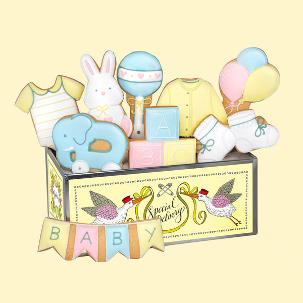 Biscuiteers - Baby Shower Biscuit Tin