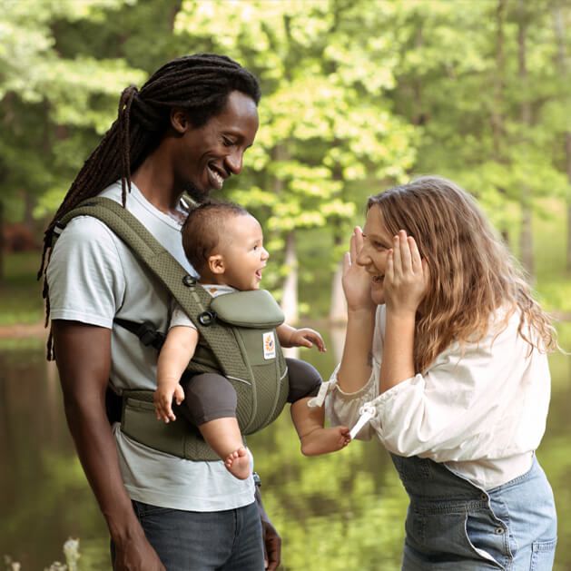 Ergo Baby - Omni Breeze Baby Carrier - Olive Green - Mabel & Fox