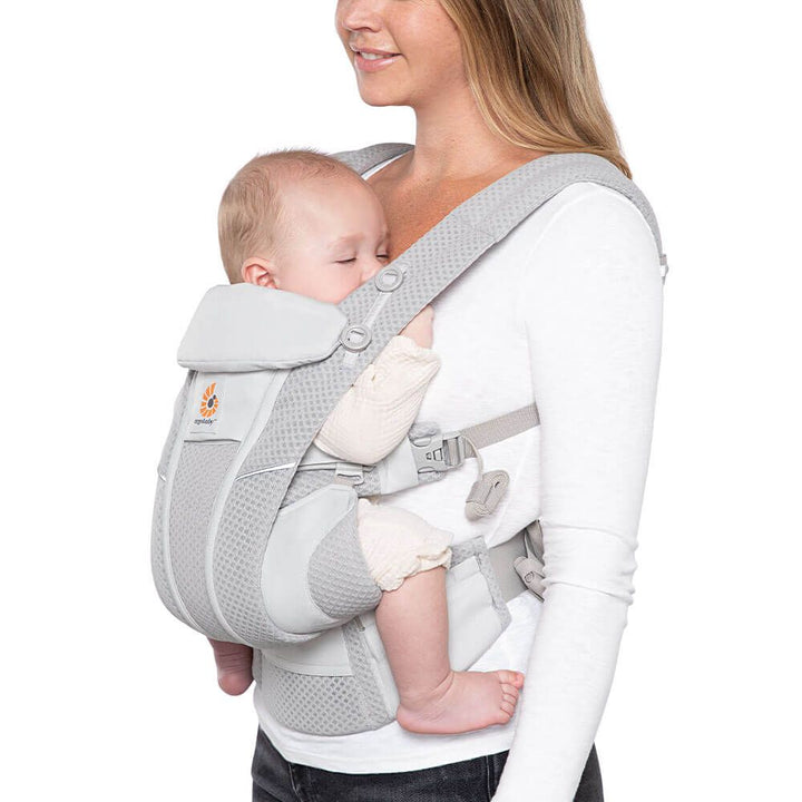 Ergo Baby - Omni Breeze Baby Carrier - Pearl Grey - Mabel & Fox
