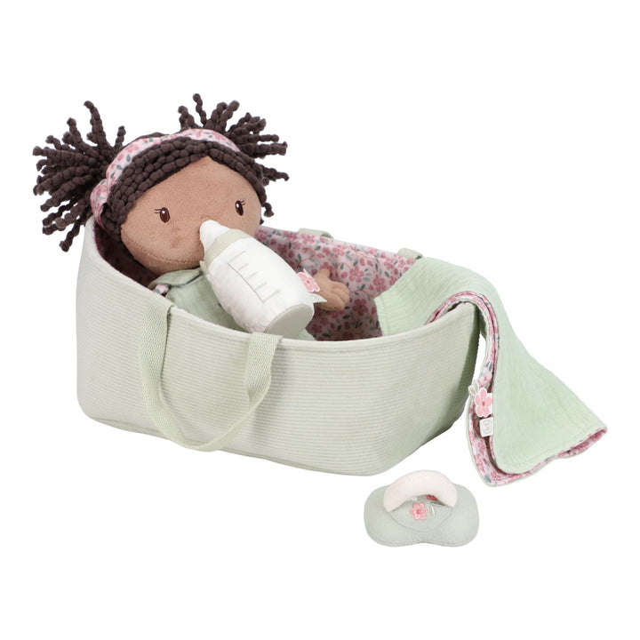 Little Dutch - Baby Doll in Basket Evi - Mabel & Fox