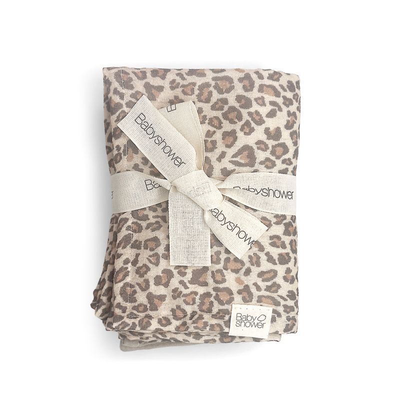 Babyshower – 3 Mini Swaddle Set – Wild Print - Mabel & Fox