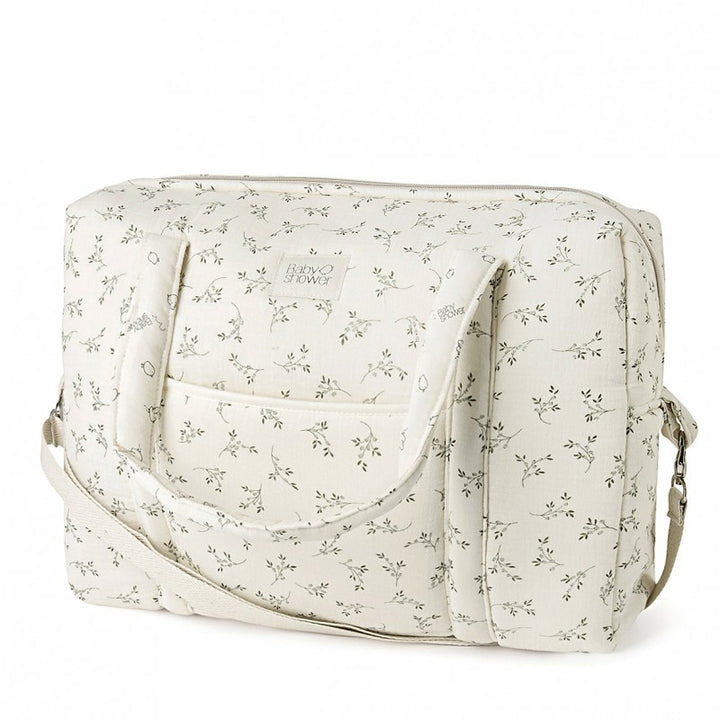 Babyshower – Camila Maternity Bag – Olive Bloom - Mabel & Fox