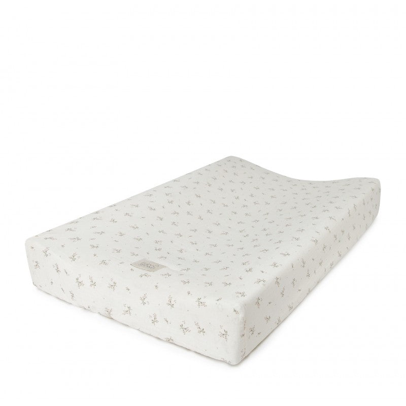 Babyshower – Changing Mat Fitted Sheet – Roseberry - Mabel & Fox