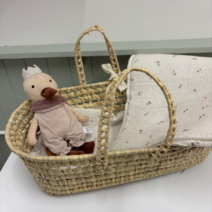 Babyshower – Dolly Basket Dress – Cherries - Mabel & Fox