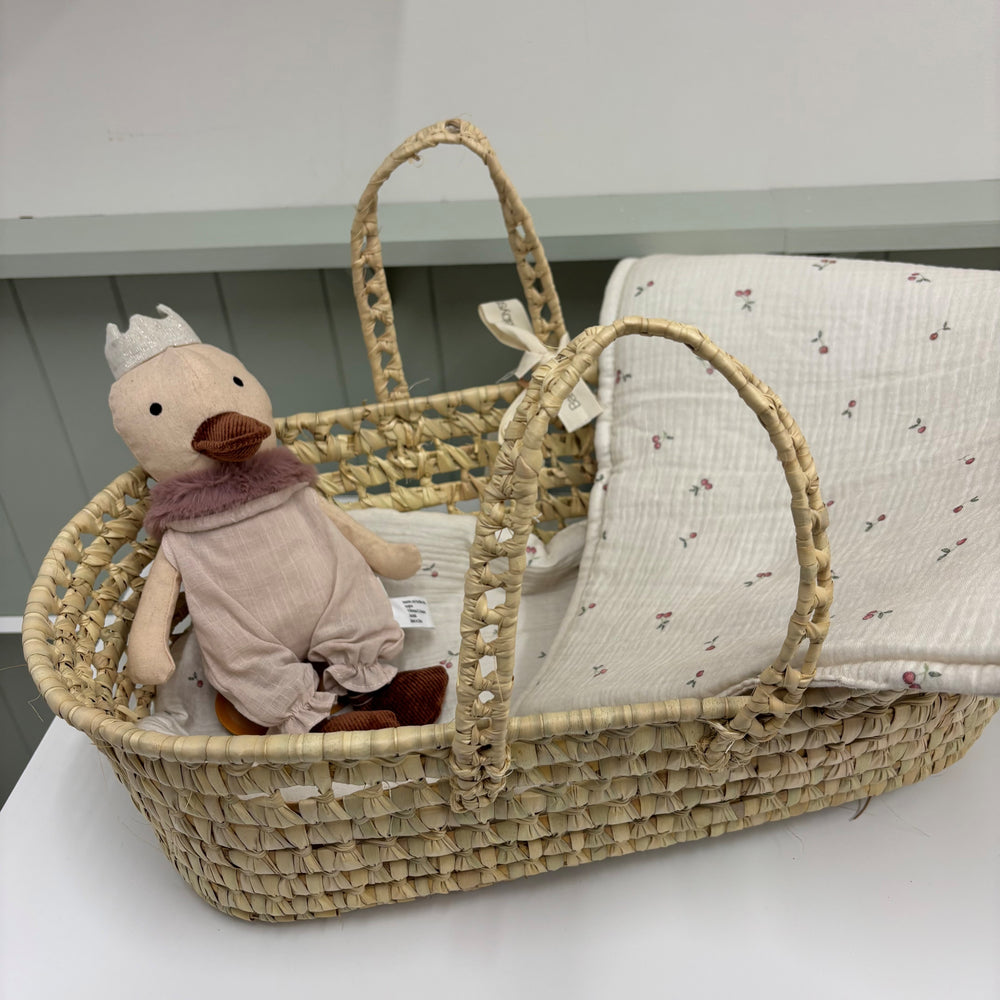 Babyshower – Dolly Basket Dress – Cherries - Mabel & Fox