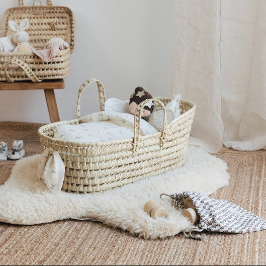 Babyshower – Dolly Basket Dress – Ivory Powder - Mabel & Fox