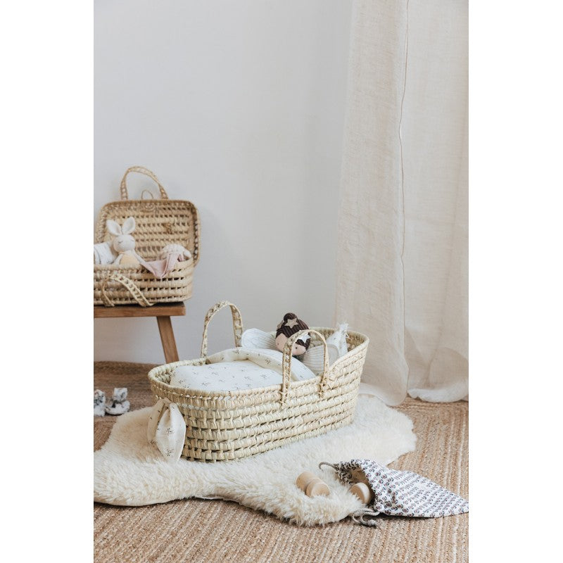 Babyshower – Dolly Basket Dress – Olive Bloom - Mabel & Fox