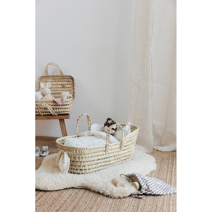 Babyshower – Dolly Basket Dress – Olive Bloom - Mabel & Fox