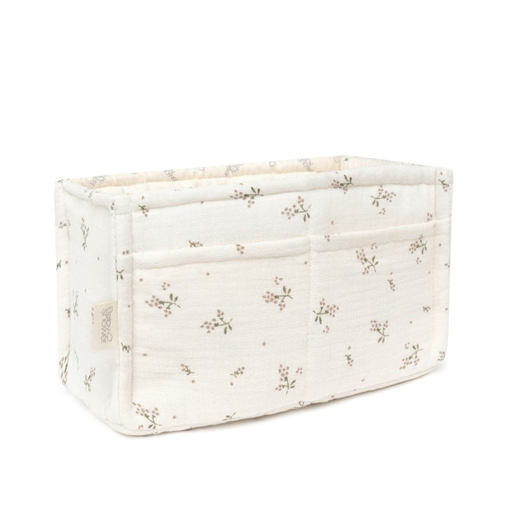 Babyshower – Nappies Storage Basket – Roseberry - Mabel & Fox