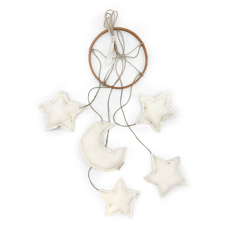 Babyshower – Night Sky Crib Mobile – Ivory Powder - Mabel & Fox