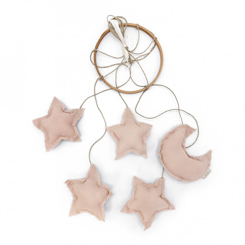 Babyshower – Night Sky Crib Mobile – Nude Powder - Mabel & Fox