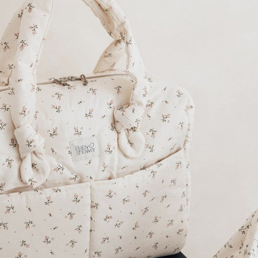 Babyshower – Sophie Maternity Bag – Roseberry Canvas - Mabel & Fox