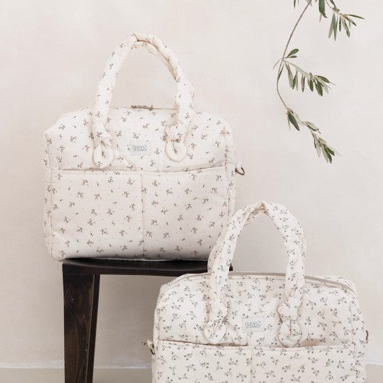 Babyshower – Sophie Maternity Bag – Roseberry Canvas - Mabel & Fox