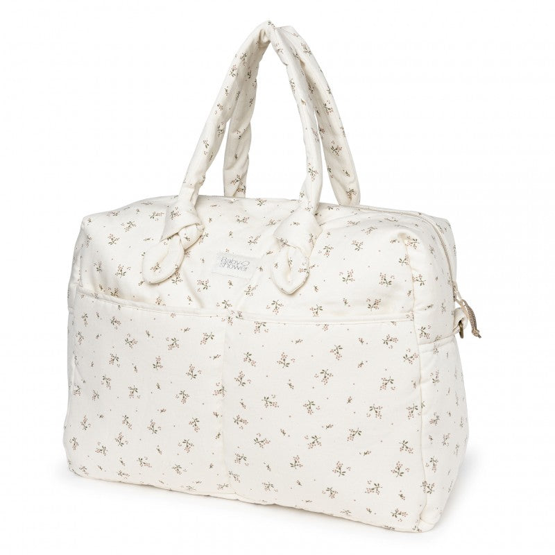 Babyshower – Sophie Maternity Bag – Roseberry Canvas - Mabel & Fox