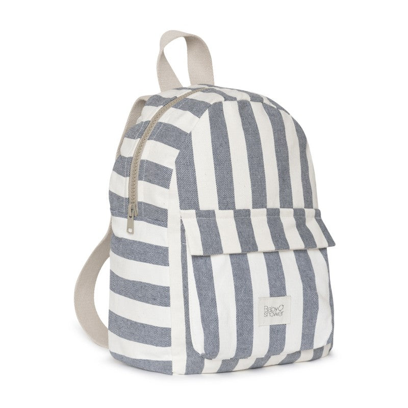 Babyshower – Toddler Mini Backpack – Navy Jean Canvas - Mabel & Fox