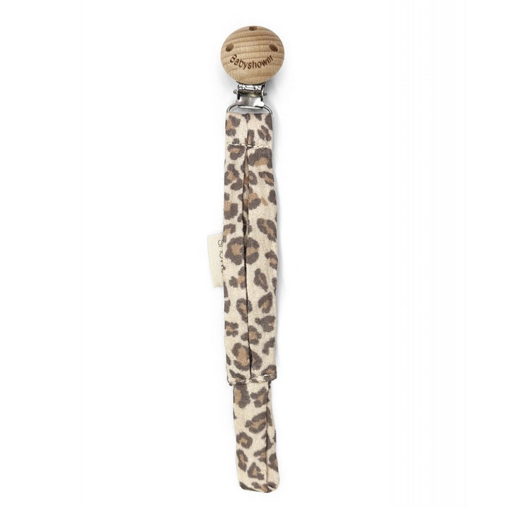 Babyshower – Wood Dummy Holder – Wild Print - Mabel & Fox