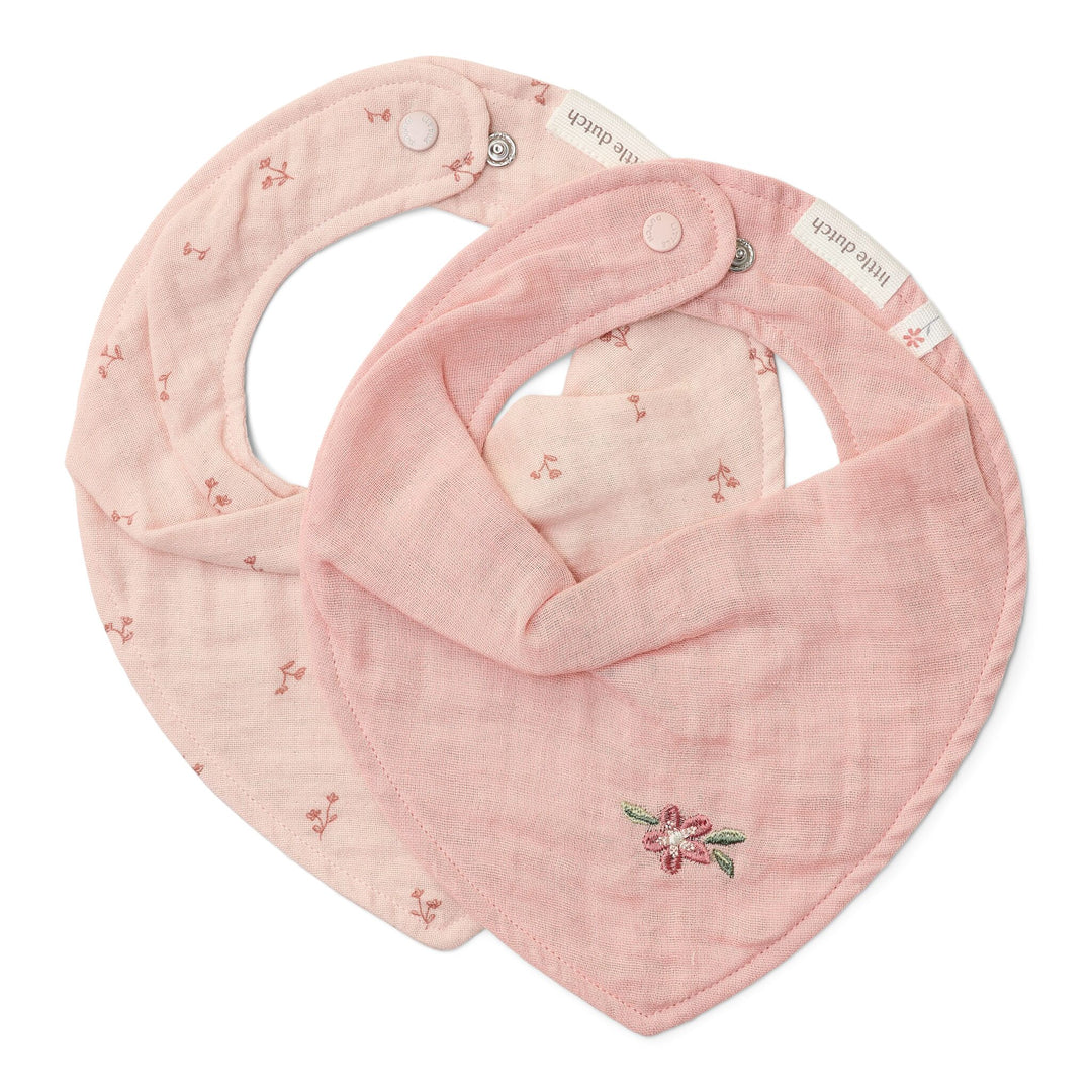 Little Dutch - Bandana Bib Set - Pure Blossom (2 Pack)