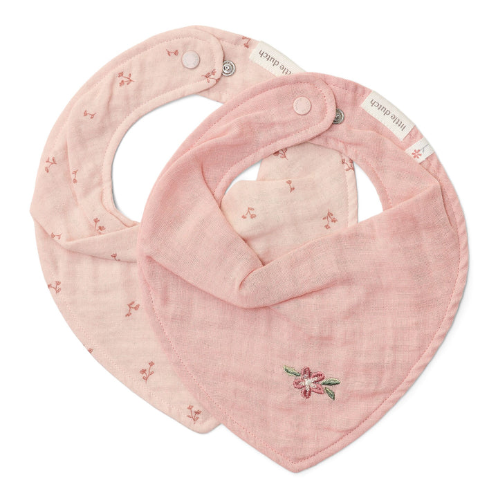 Little Dutch - Bandana Bib Set - Pure Blossom (2 Pack)