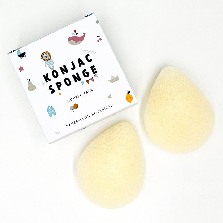 Banks-Lyon Botanical – Konjac Sponge – Double Pack - Mabel & Fox