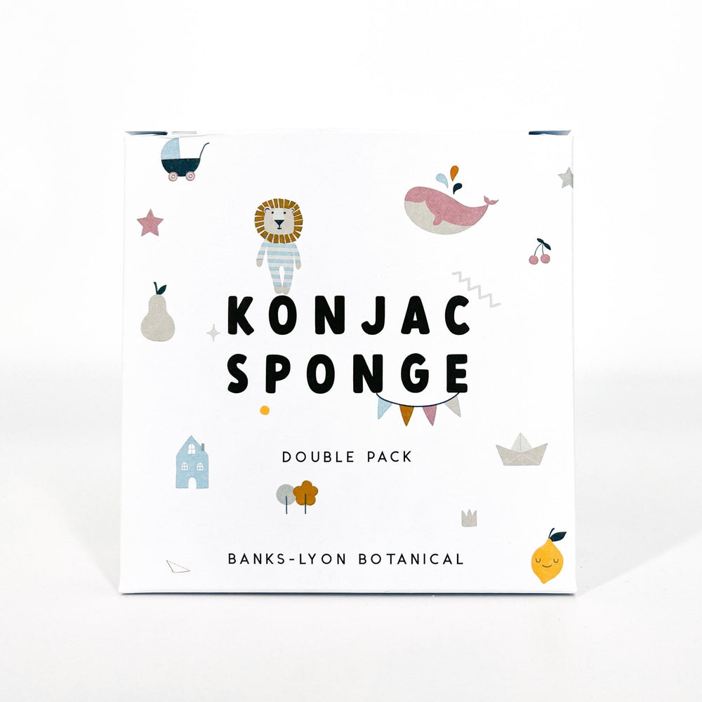 Banks-Lyon Botanical – Konjac Sponge – Double Pack - Mabel & Fox