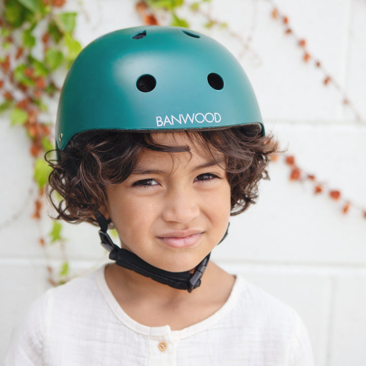 Banwood - Classic Helmet - Green - Mabel & Fox