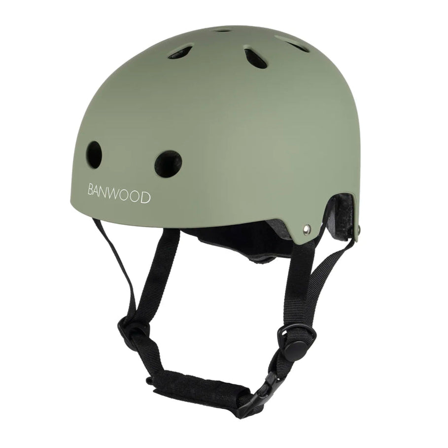 Banwood - Classic Helmet - Matte Forest Green - Mabel & Fox
