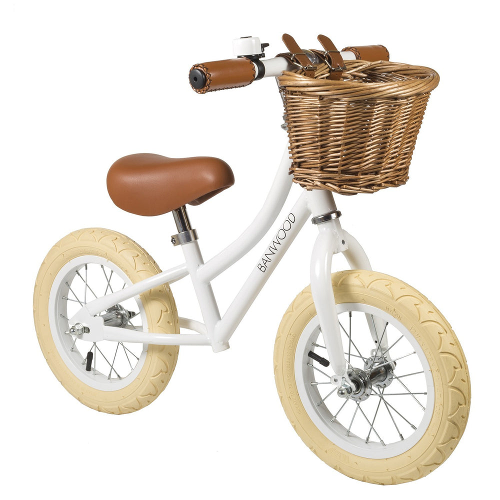 Banwood - Vintage Balance Bike - White - Mabel & Fox