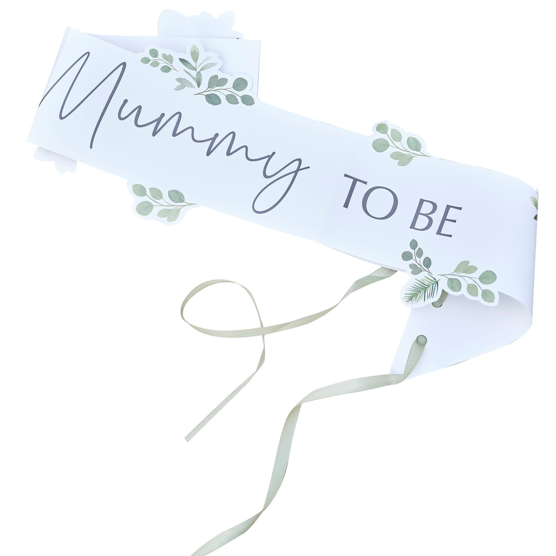 Ginger Ray - Mummy to Be Botanical - Baby Shower Sash