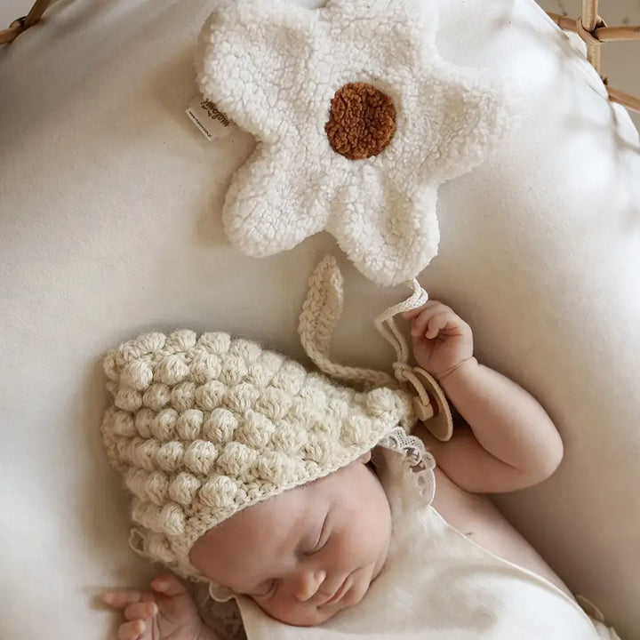 Malomi - Pacifier Holder - Toy Daisy Brown