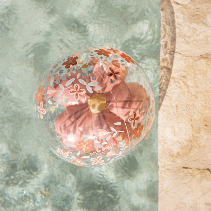 Little Dutch - 3D Beach Ball - Pink Flower