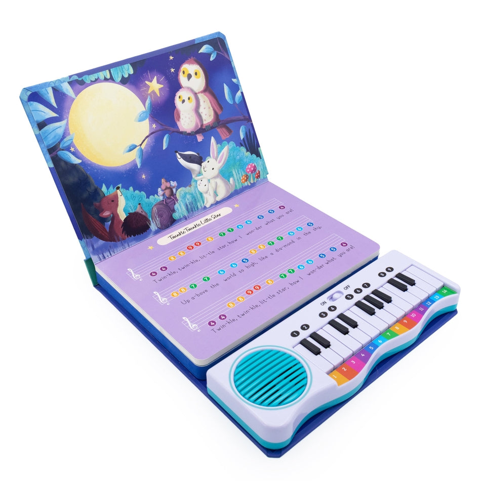 Bedtime Lullaby – Colour-Coded Piano Book - Mabel & Fox