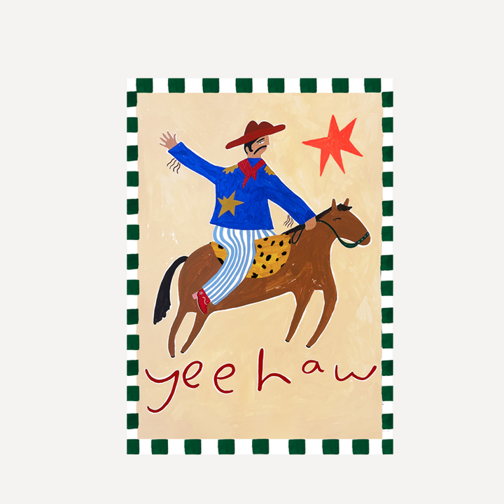 Yaya Studio - Art Print -  Yee Haw