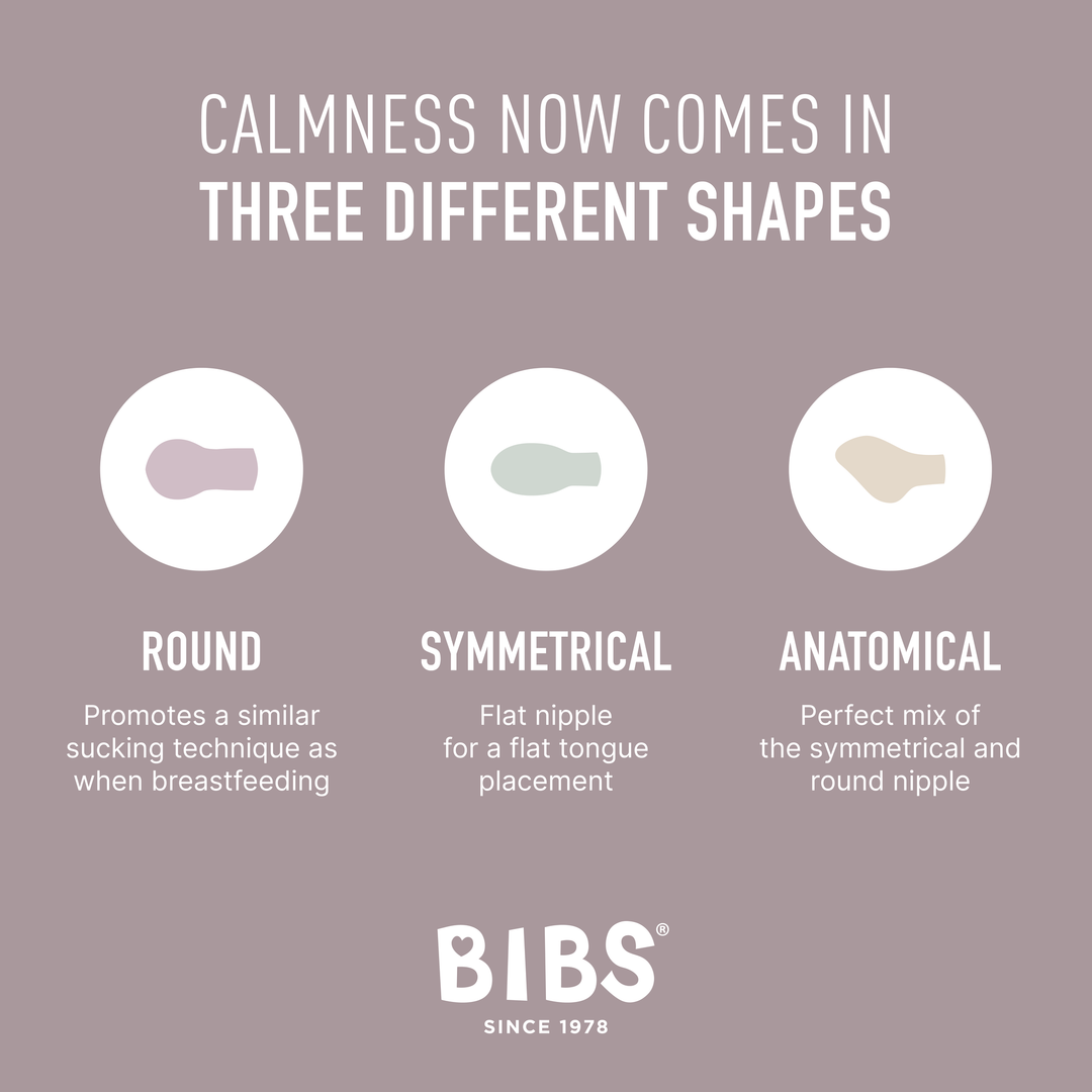 Bibs - Colour Pacifier - Ivory / Sage - Mabel & Fox