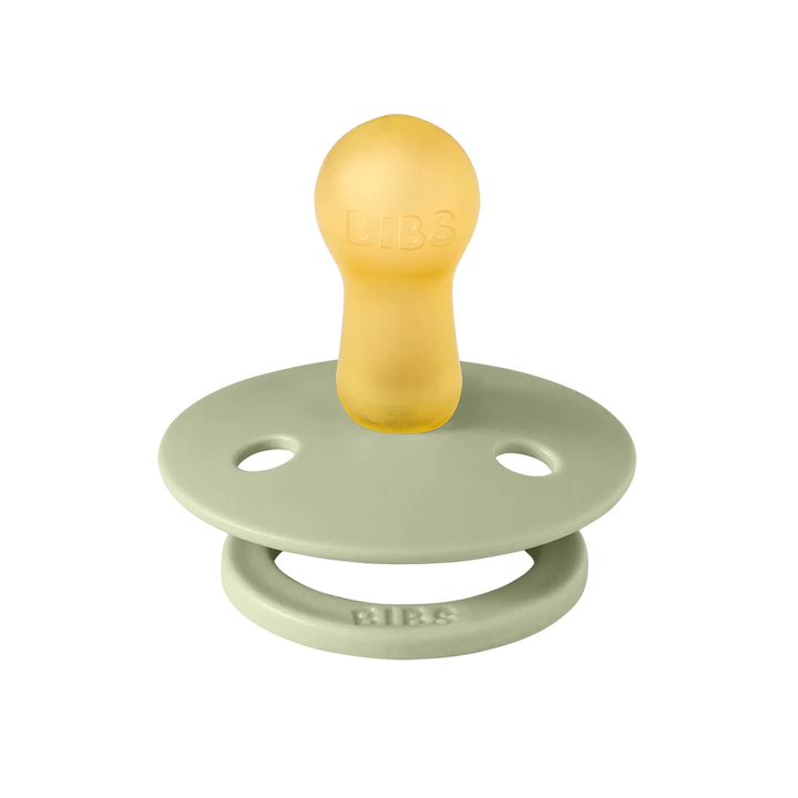Bibs - Colour Pacifier - Ivory / Sage - Mabel & Fox